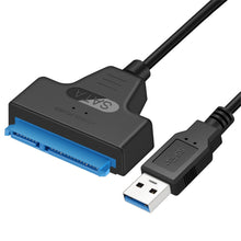 Load image into Gallery viewer, NEW USB 3.0 SATA 3 Cable Sata to USB Adapter Up to 6 Gbps Support 2.5 Inches External SSD HDD Hard Drive 22 Pin Sata III Cable