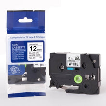 Load image into Gallery viewer, 30 color tze label tape compatible Brother p-touch printers Tze231 Tze-231 12mm for Brother P Touch Tze PT Labeler tz231 tze 231