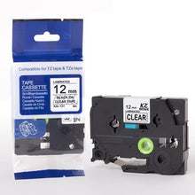Load image into Gallery viewer, 30 color tze label tape compatible Brother p-touch printers Tze231 Tze-231 12mm for Brother P Touch Tze PT Labeler tz231 tze 231