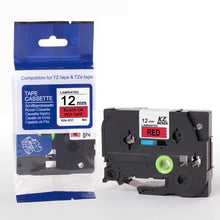 Load image into Gallery viewer, 30 color tze label tape compatible Brother p-touch printers Tze231 Tze-231 12mm for Brother P Touch Tze PT Labeler tz231 tze 231