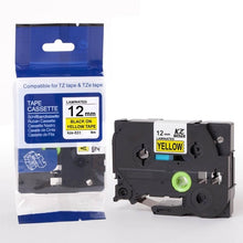 Load image into Gallery viewer, 30 color tze label tape compatible Brother p-touch printers Tze231 Tze-231 12mm for Brother P Touch Tze PT Labeler tz231 tze 231