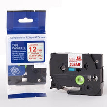 Load image into Gallery viewer, 30 color tze label tape compatible Brother p-touch printers Tze231 Tze-231 12mm for Brother P Touch Tze PT Labeler tz231 tze 231