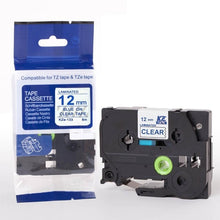 Load image into Gallery viewer, 30 color tze label tape compatible Brother p-touch printers Tze231 Tze-231 12mm for Brother P Touch Tze PT Labeler tz231 tze 231