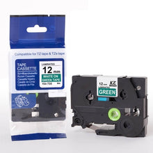 Load image into Gallery viewer, 30 color tze label tape compatible Brother p-touch printers Tze231 Tze-231 12mm for Brother P Touch Tze PT Labeler tz231 tze 231