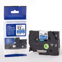 Load image into Gallery viewer, 30 color tze label tape compatible Brother p-touch printers Tze231 Tze-231 12mm for Brother P Touch Tze PT Labeler tz231 tze 231