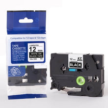 Load image into Gallery viewer, 30 color tze label tape compatible Brother p-touch printers Tze231 Tze-231 12mm for Brother P Touch Tze PT Labeler tz231 tze 231
