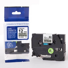Load image into Gallery viewer, 30 color tze label tape compatible Brother p-touch printers Tze231 Tze-231 12mm for Brother P Touch Tze PT Labeler tz231 tze 231