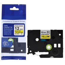 Load image into Gallery viewer, 30 color tze label tape compatible Brother p-touch printers Tze231 Tze-231 12mm for Brother P Touch Tze PT Labeler tz231 tze 231